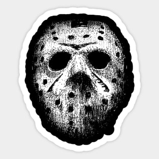 Hockey mask Sticker